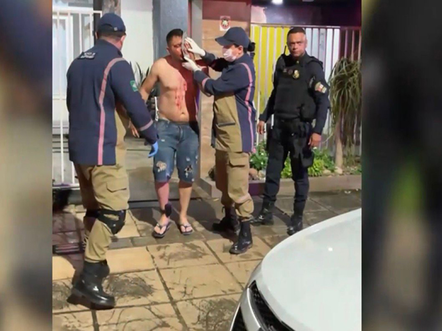 Sorriso: Homem é baleado na cabeça após ir ver quem estava atirando na porta de sua casa; ele foi socorrido pelos bombeiros e levado ao Regional